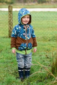 Preview: Baumwolljersey Ahoi Piraten auf Blau von Mrs. Mint Design by Swafing